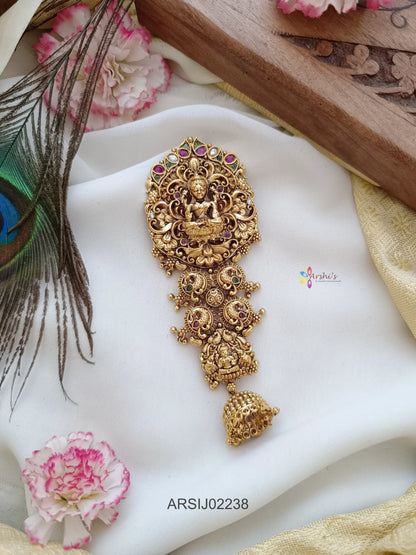 Lakshmi Peacock Design Hairbrooch