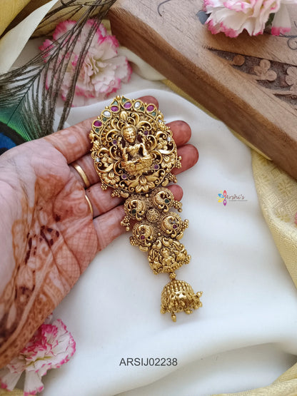 Lakshmi Peacock Design Hairbrooch