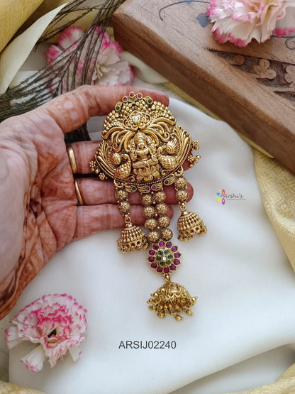 Lakshmi Peacock Jhumki Hairbrooch