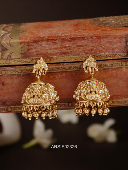 Elephant and Lakshmi Jhumka