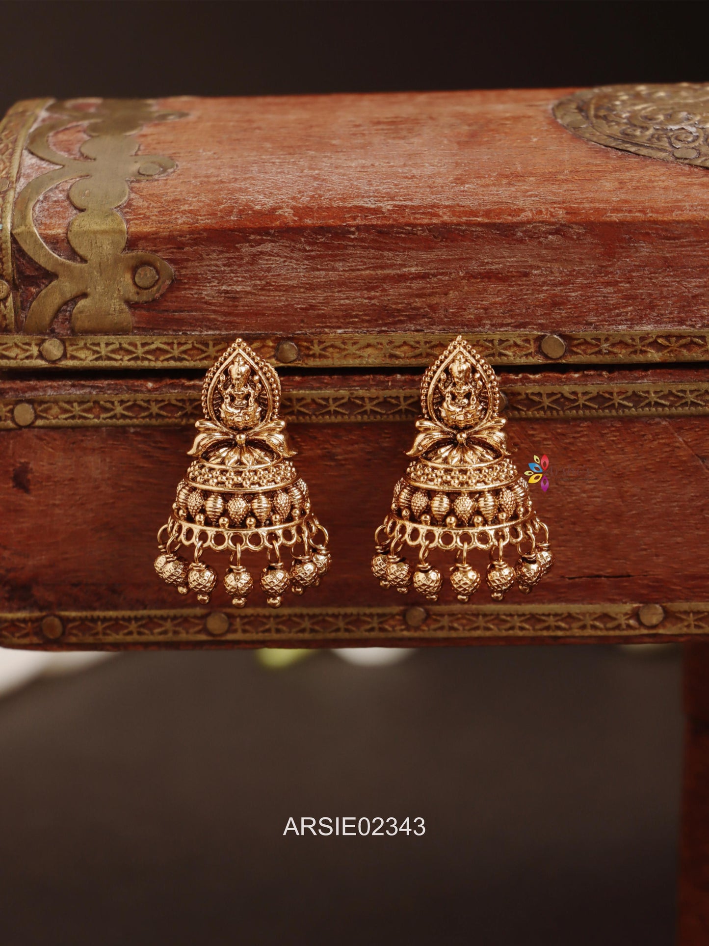 Antique Lakshmi Half Jhumka