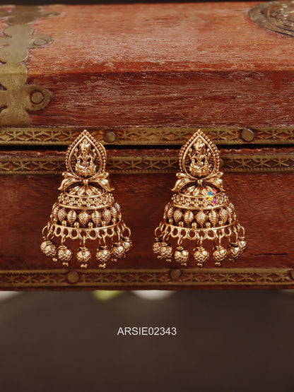 Antique Lakshmi Half Jhumka