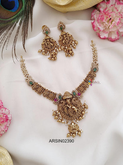 Traditional Krishna Pendant Necklace