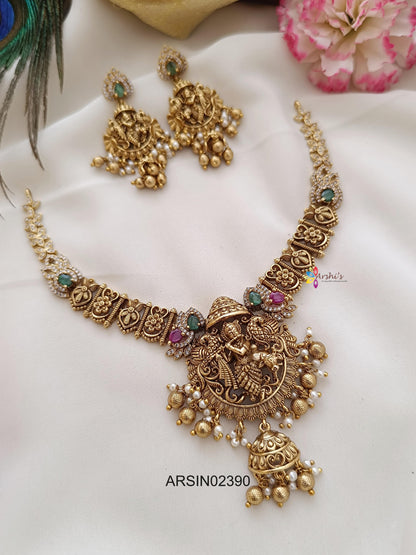 Traditional Krishna Pendant Necklace