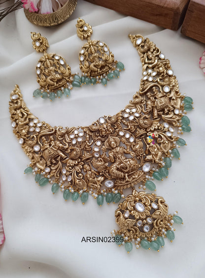Grand Bridal Temple Necklace