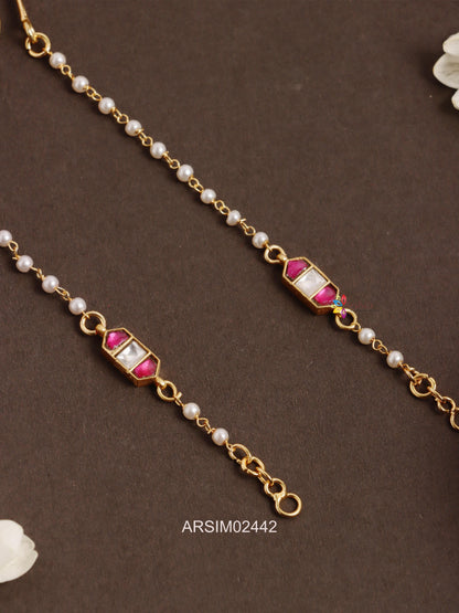 Kemp and White Stone Earchains