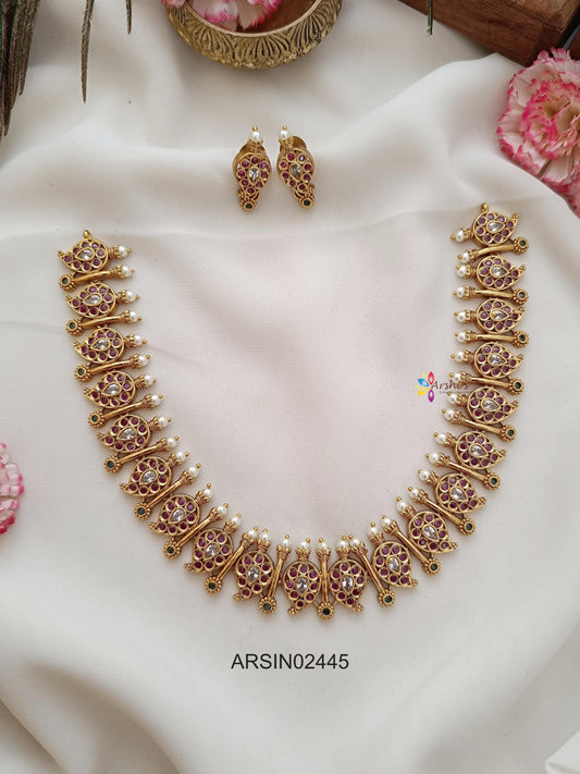 Mango Kemp and White Pearl Necklace