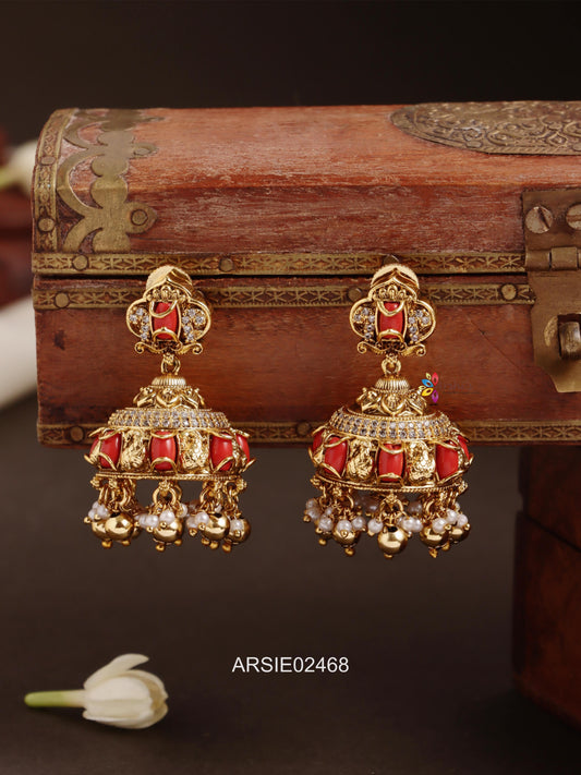 Antique Coral Earrings