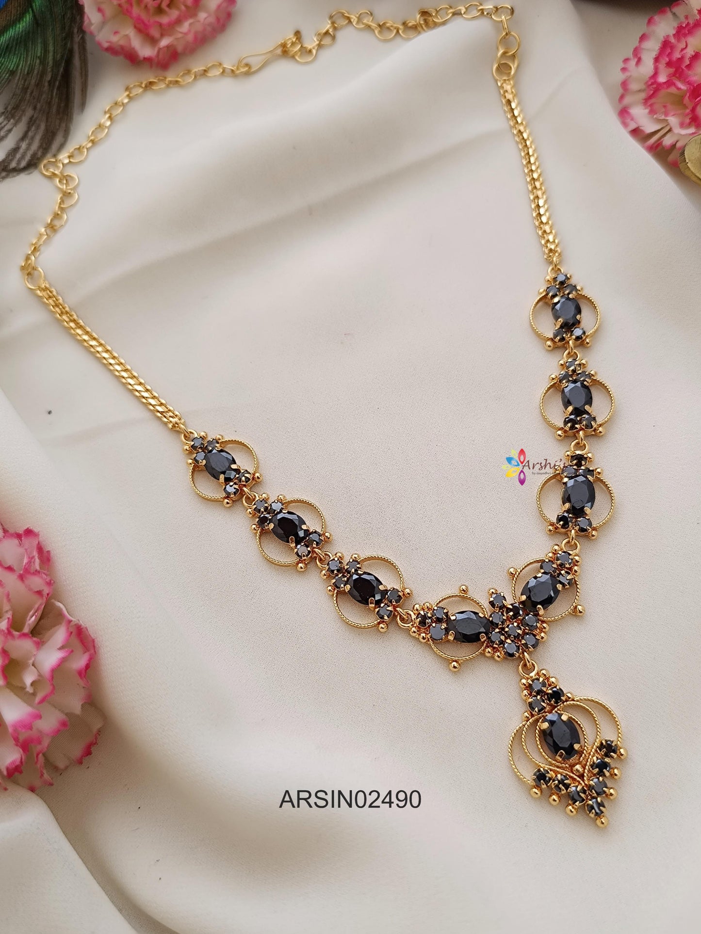 Simple Purple Stone Necklace