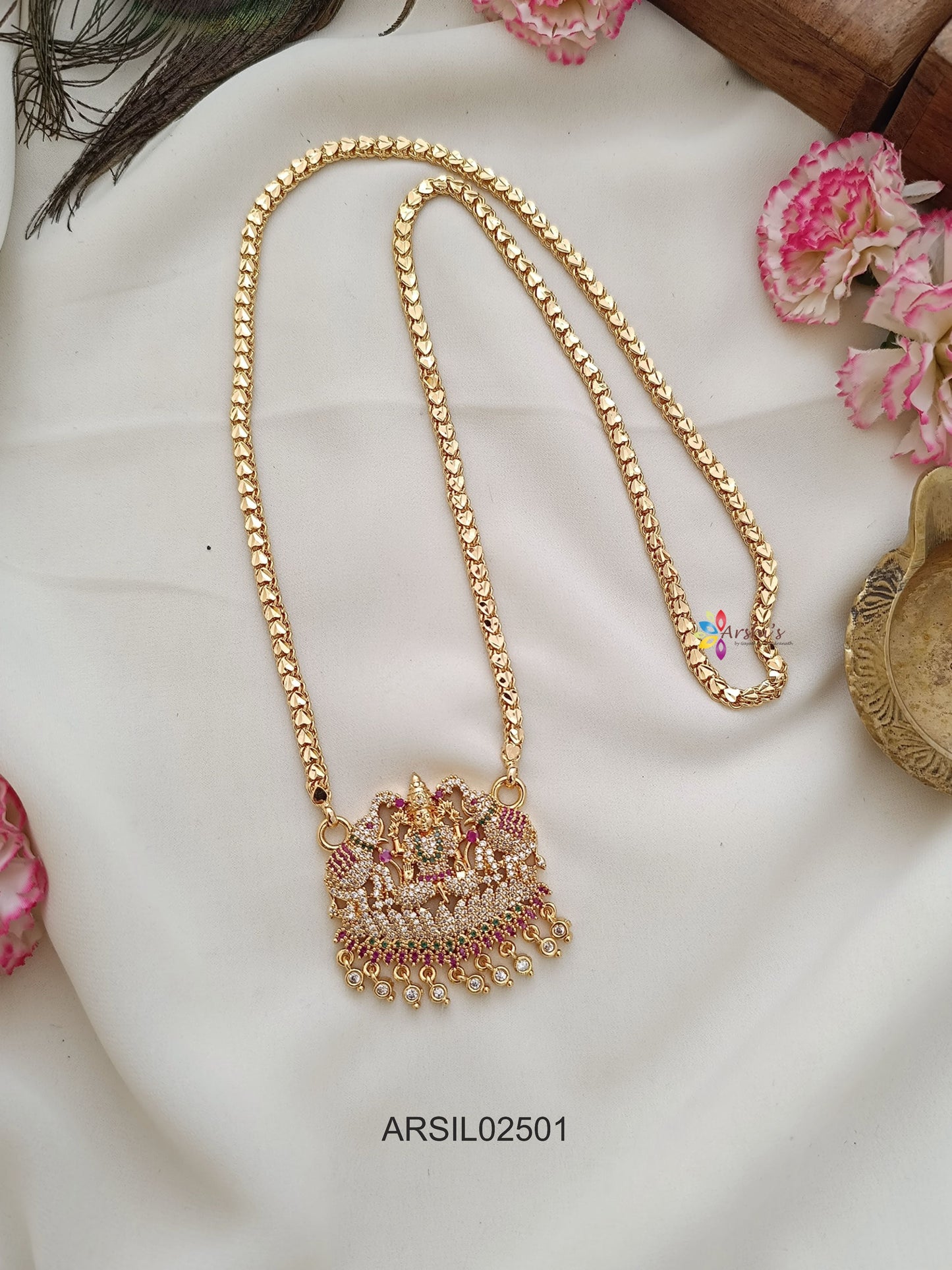 Chain with Lakshmi Pendant Haram
