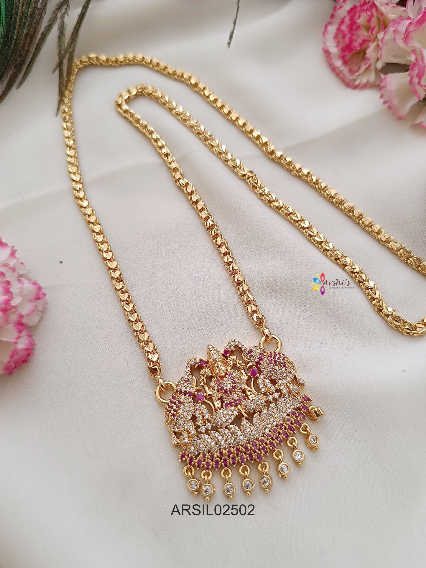 Chain with Lakshmi Pendant Haram