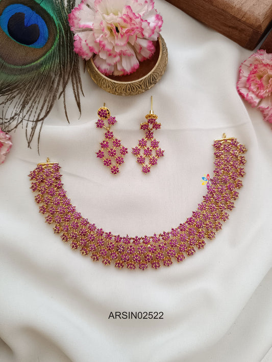 Four Layer Kemp Stone Necklace