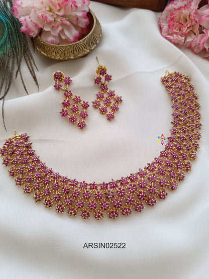 Four Layer Kemp Stone Necklace