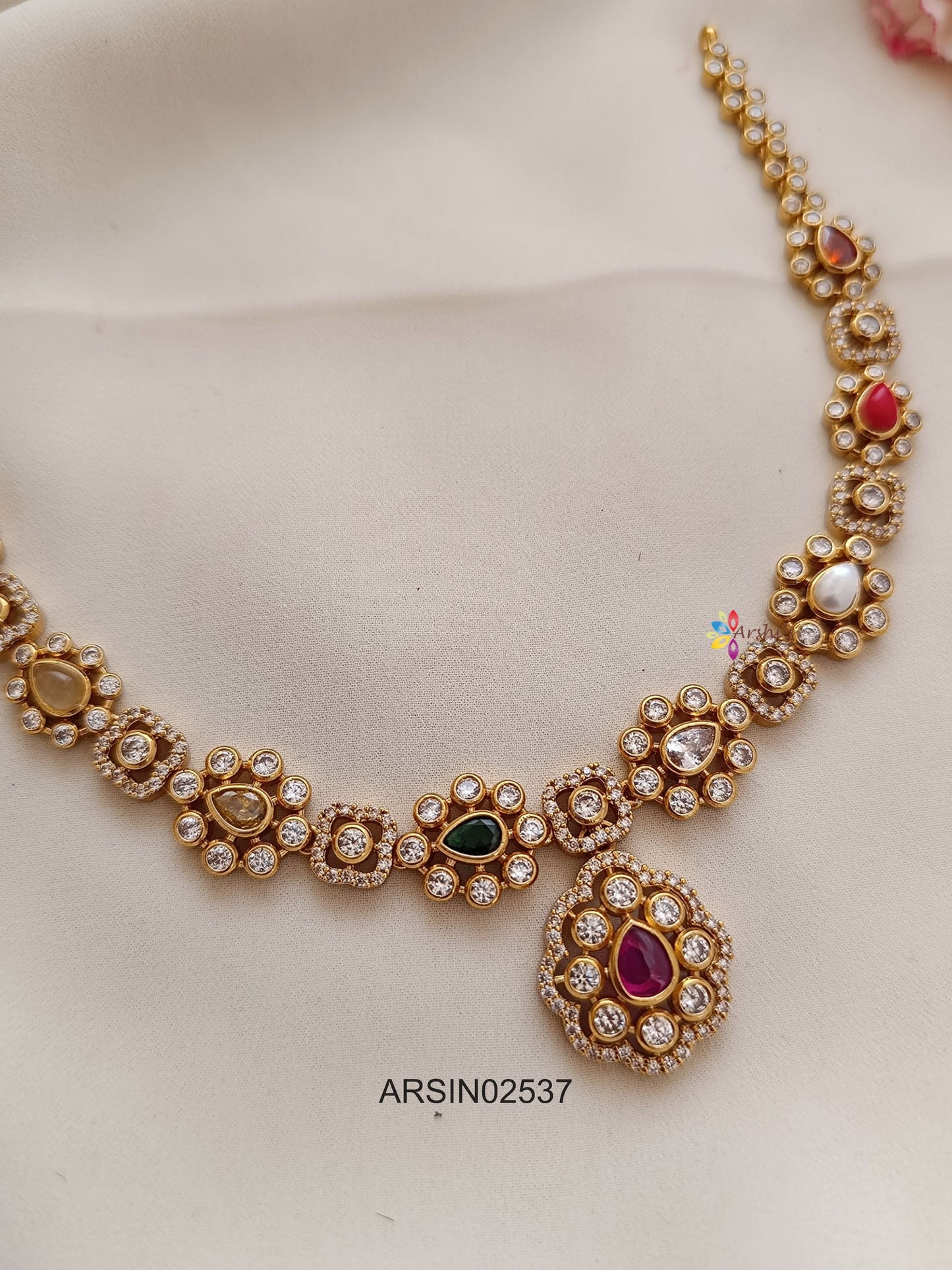 Navarathna Stone Necklace