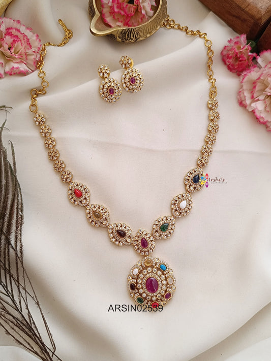 Navarathna Stone Necklace
