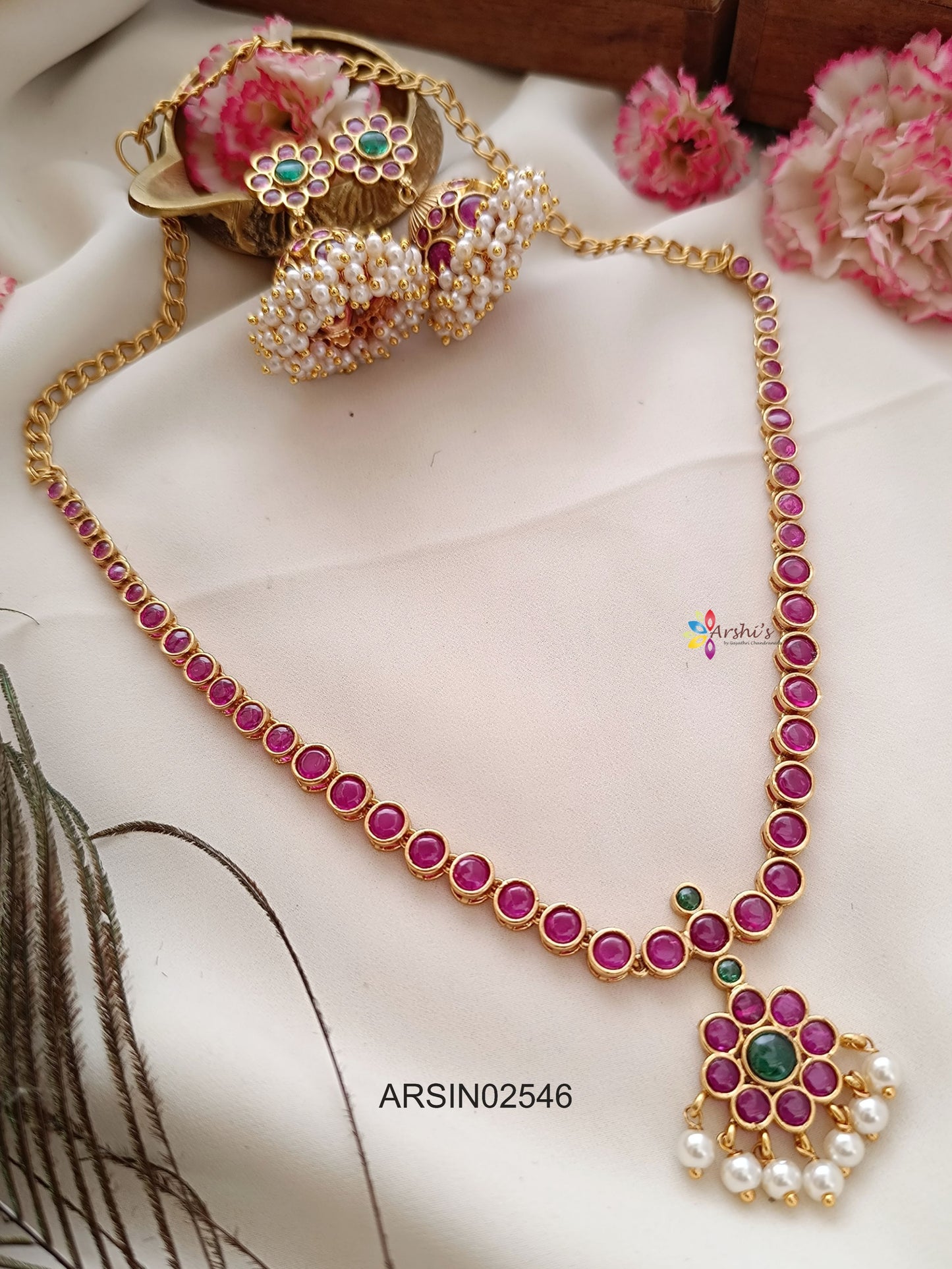 Simple Kemp Stone Necklace