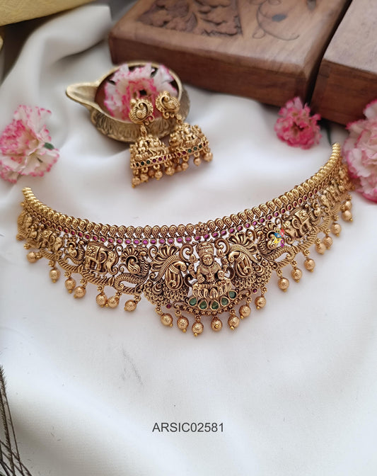 Matte Finish Bridal Choker