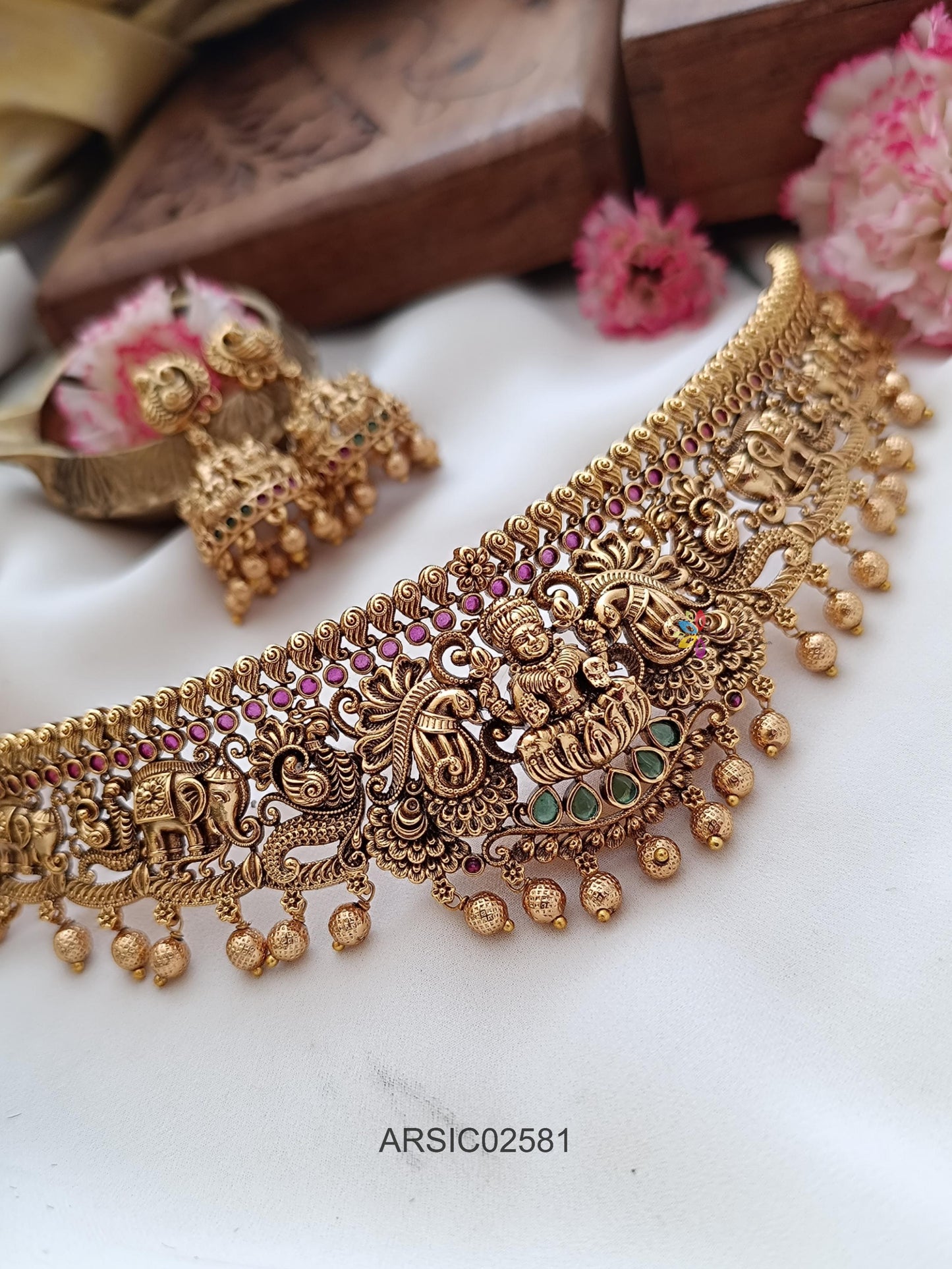 Matte Finish Bridal Choker