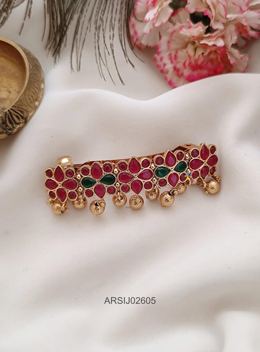 Kemp and Green Stone Hair Clip