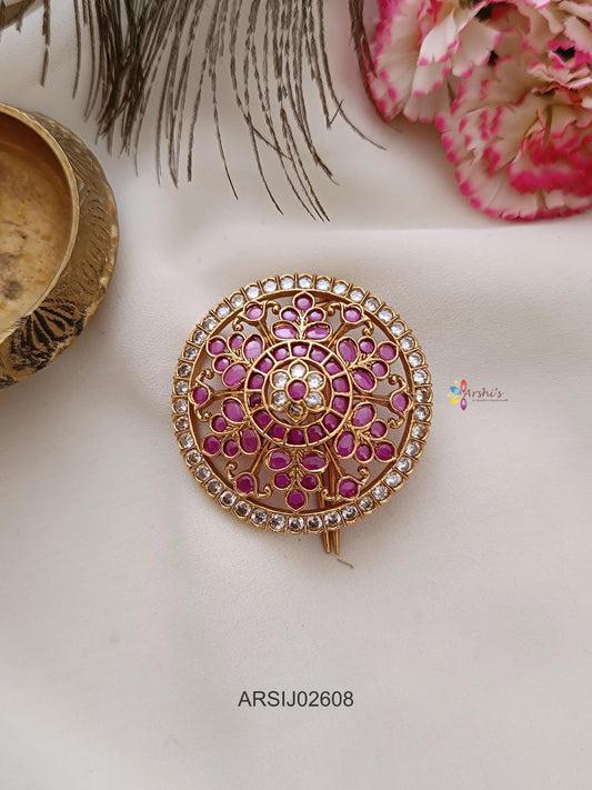 Kemp Stone Hair Brooch