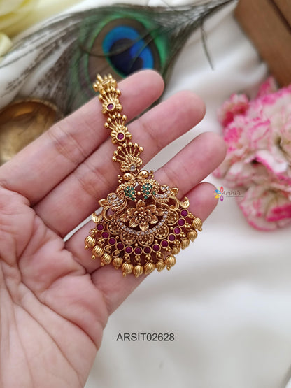 Dual Peacock Kemp Stone Maantikka