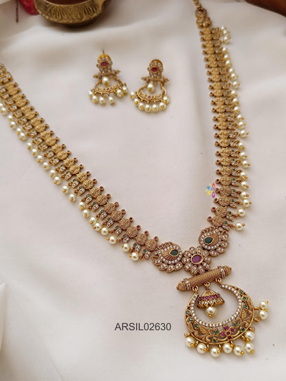 Chandbali Pendant Long Haram