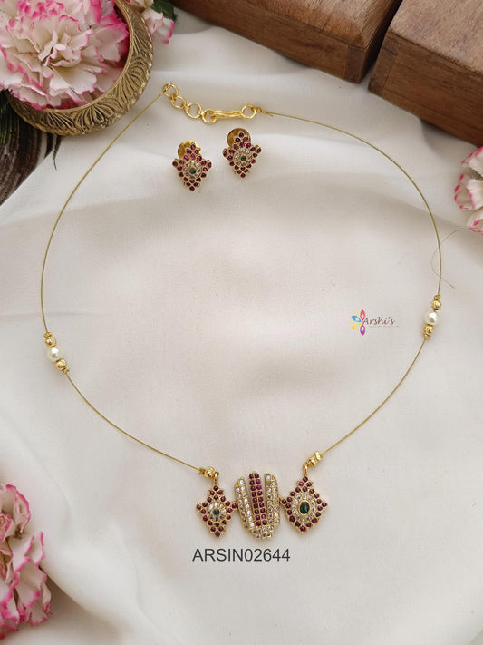 Shanku Chakra Nama Pendant Invisible Necklace