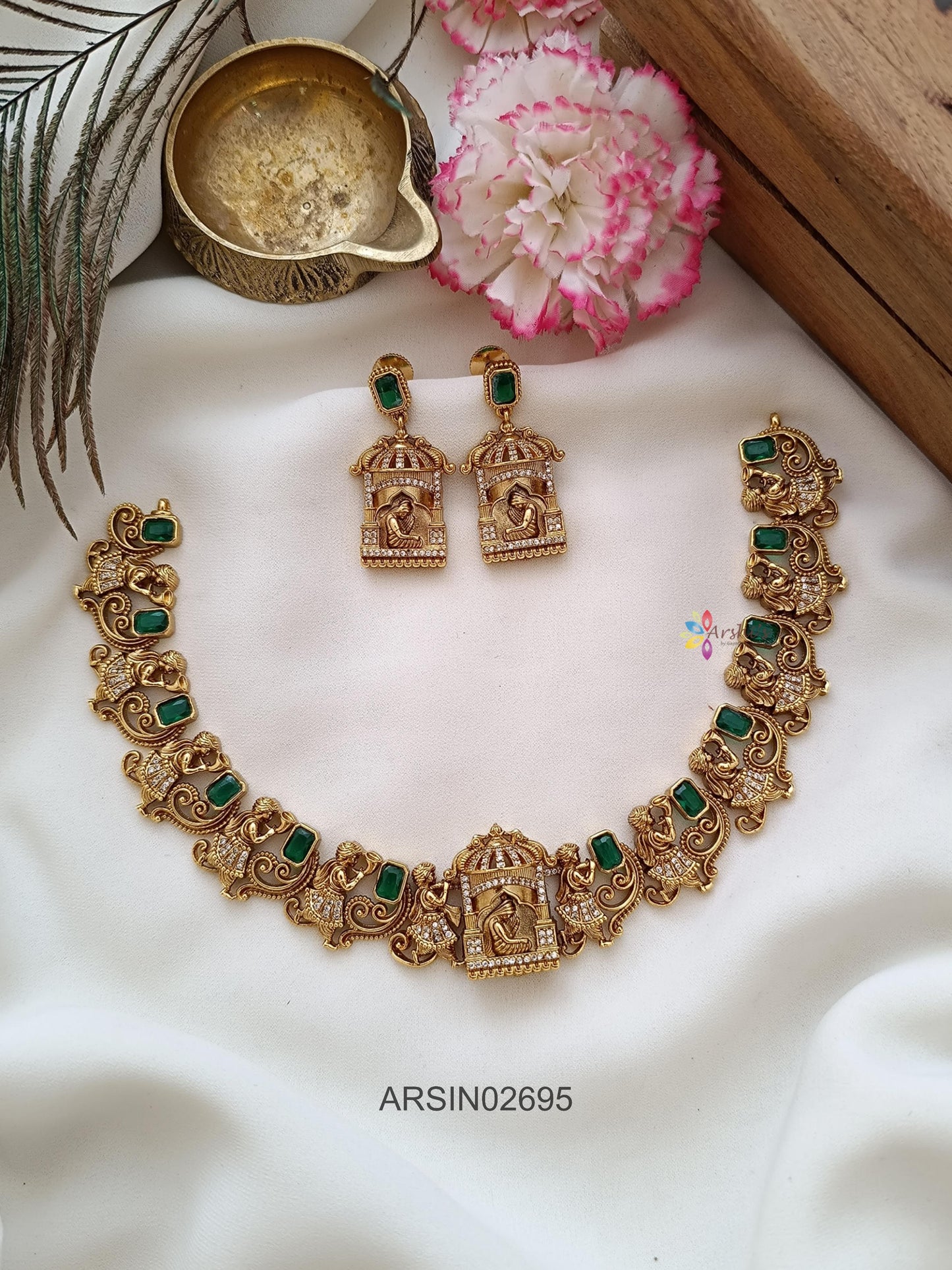 Bridal Pallaki Design Necklace