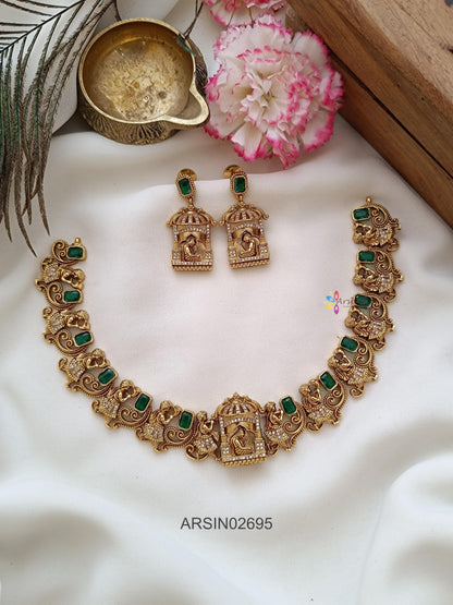 Bridal Pallaki Design Necklace