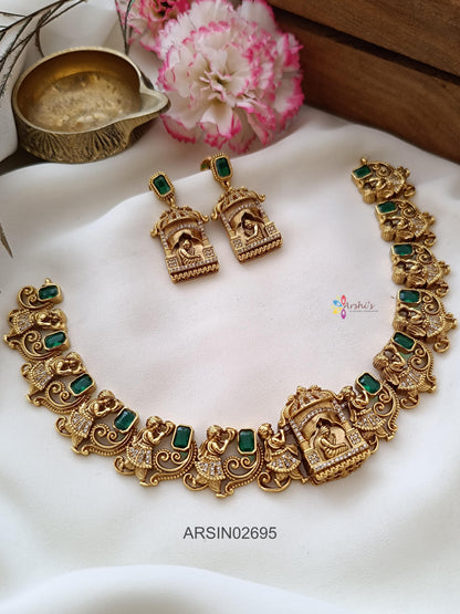 Bridal Pallaki Design Necklace