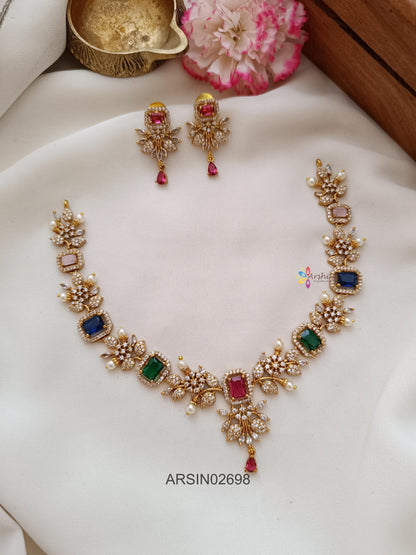 Navarathna Stone Necklace