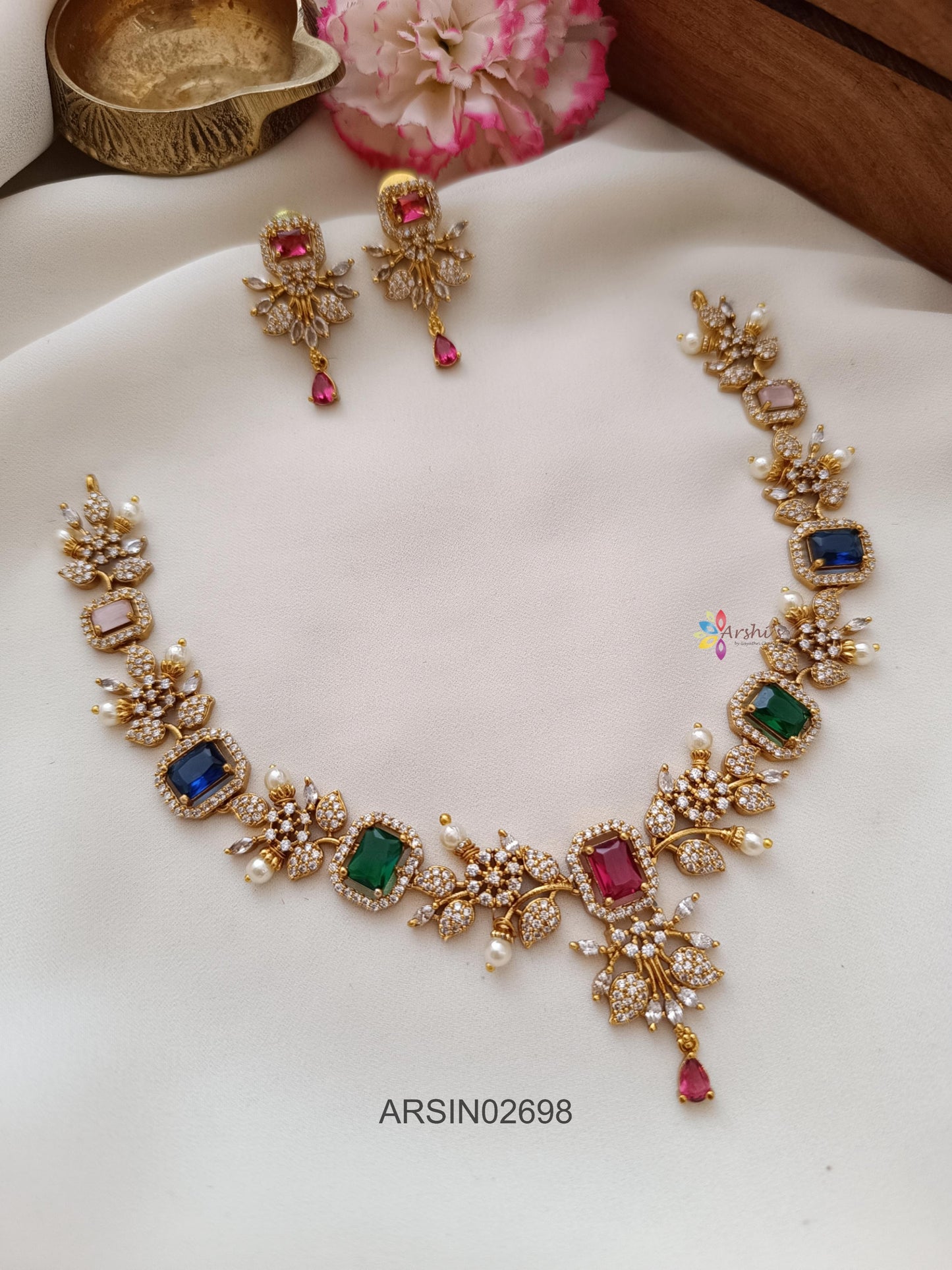 Navarathna Stone Necklace