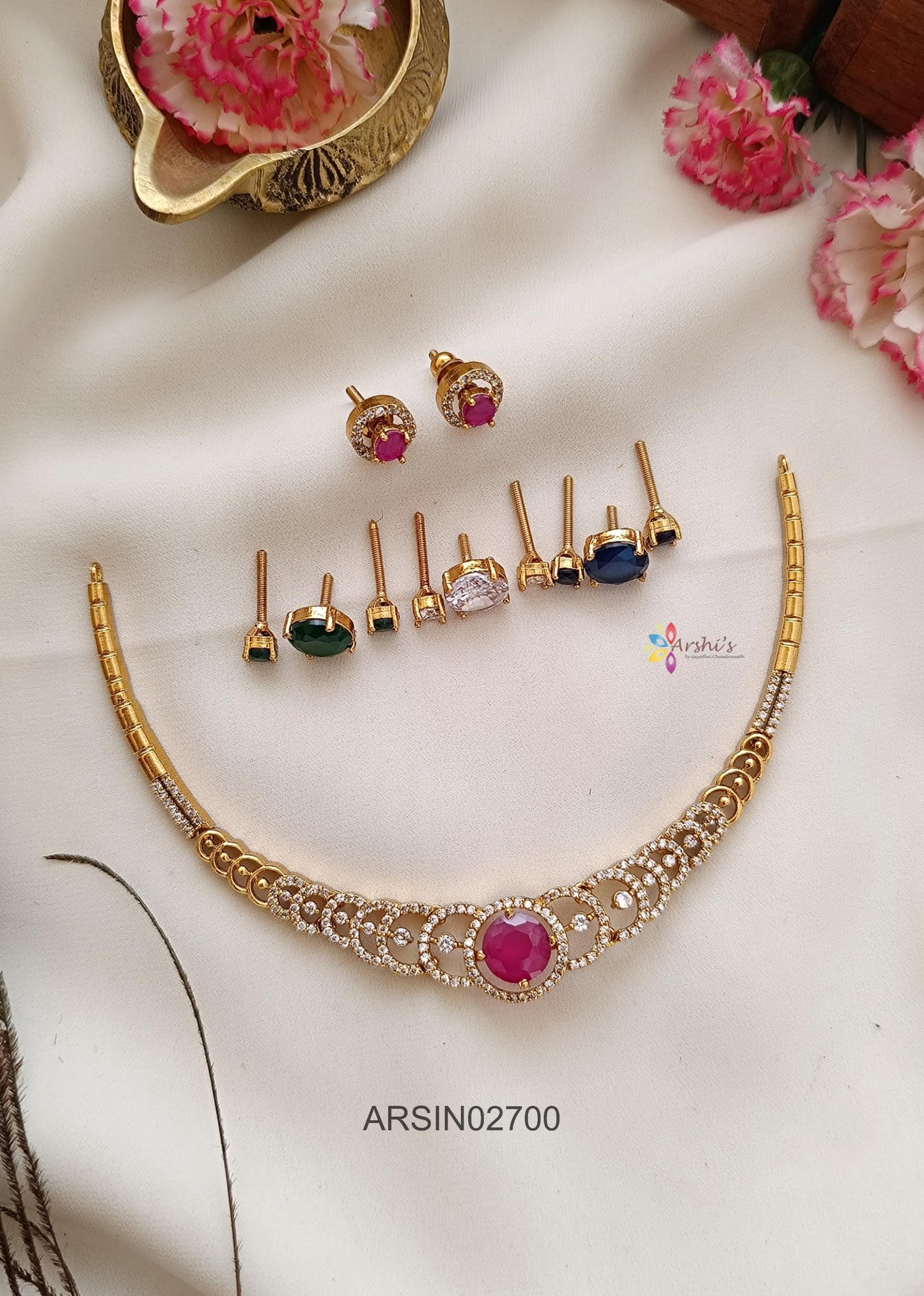 Stone Changiable Necklace