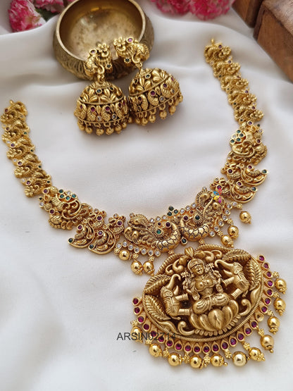 Matte Finish Temple Necklace