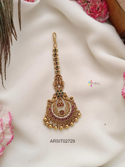 Peacock Design Maangtikka