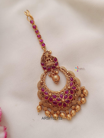 Temple Kemp Stone Maangtikka