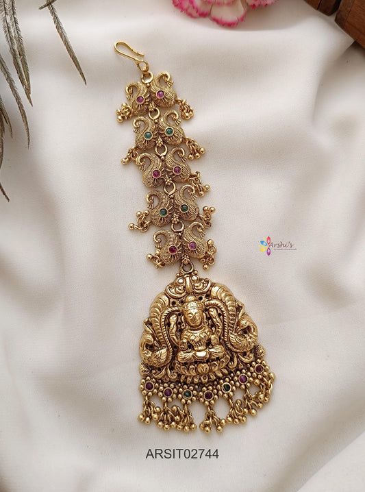 Goddess Lakshmi and Mango Maangtikka