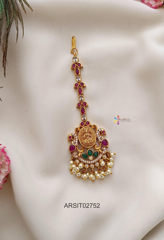 Lakshmi Kemp Stone Maang Tikka