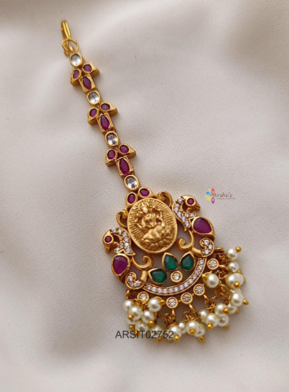 Lakshmi Kemp Stone Maang Tikka