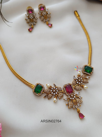 Multi Color Stone Necklace