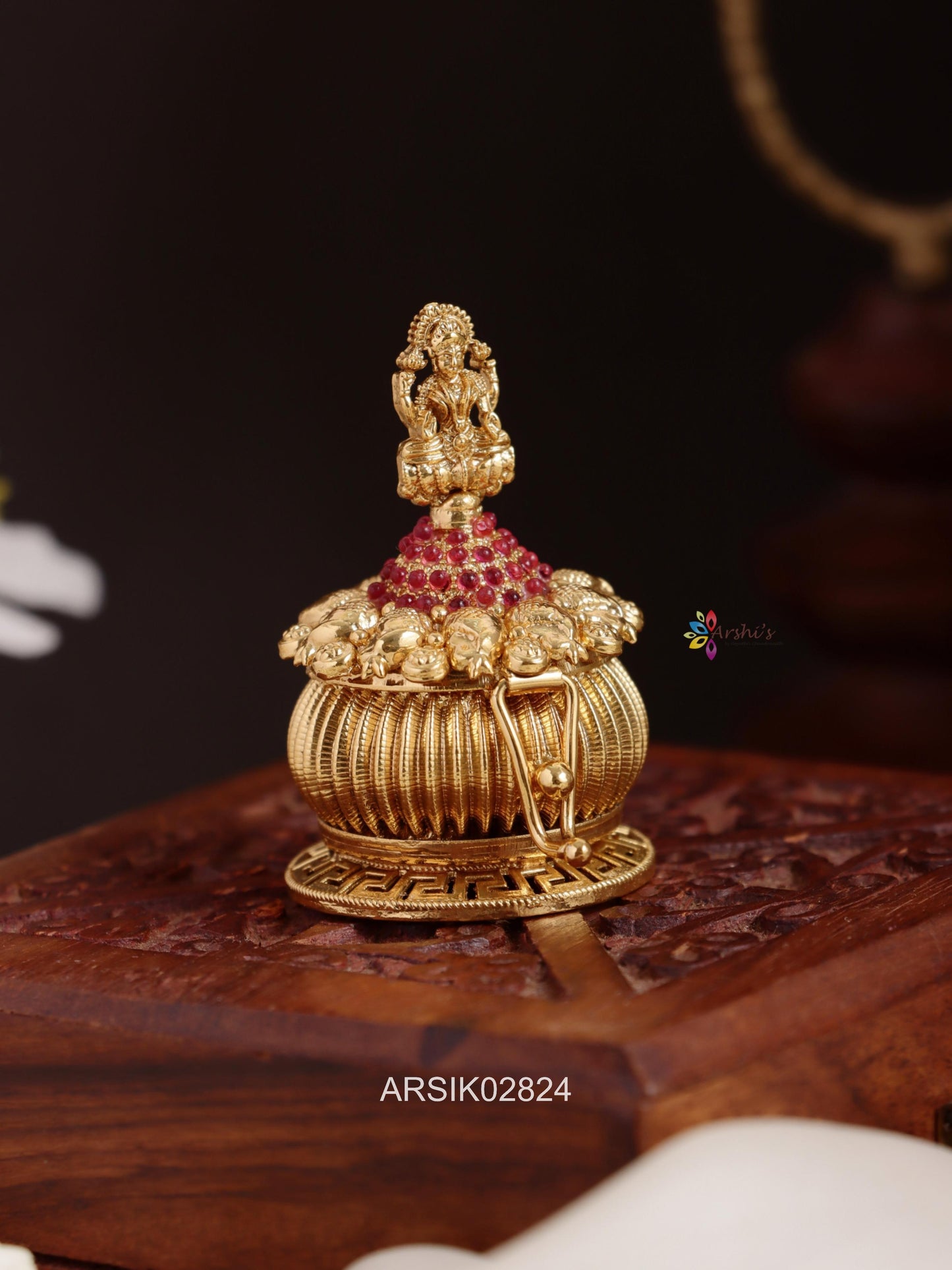 Goddess Lakshmi Kumkum Box