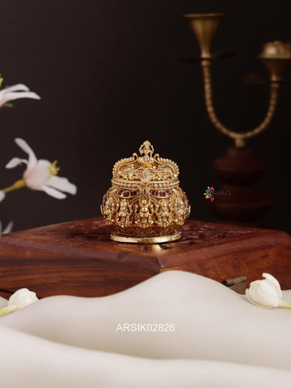 Temple Lakshmi Kumkum Box