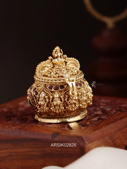 Temple Lakshmi Kumkum Box