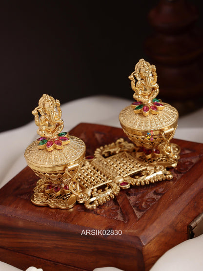 Goddess Ganesha Kumkum Box
