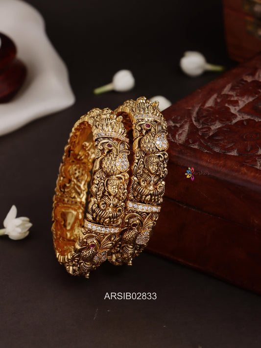 Antique Bridal Temple Bangles
