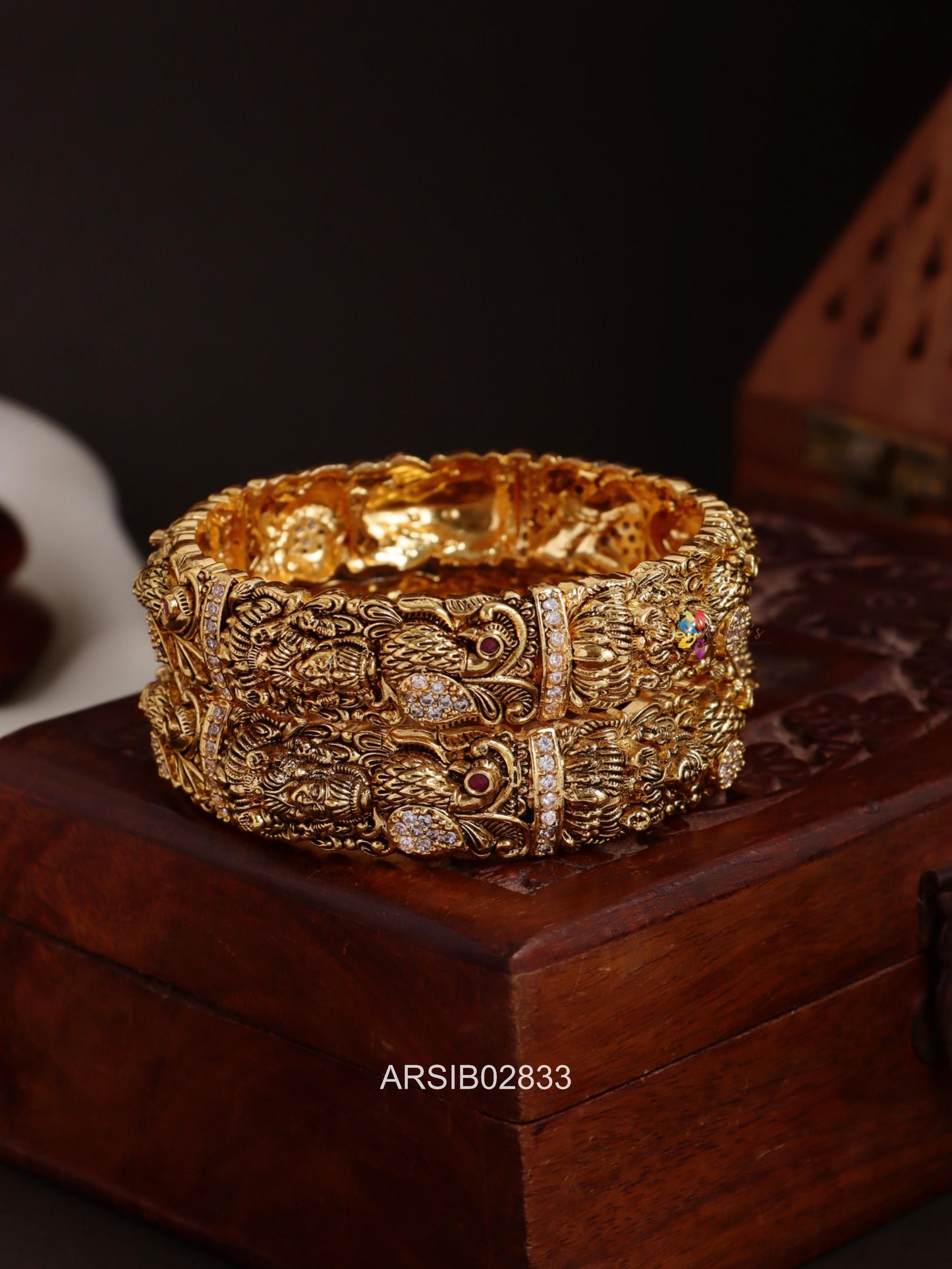 Antique Bridal Temple Bangles