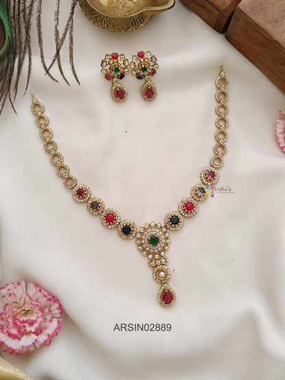Navarathna Stone Necklace