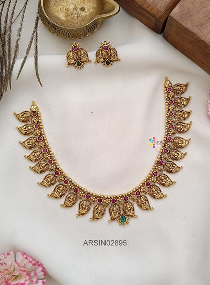 Antique Mango Lakshmi Necklace