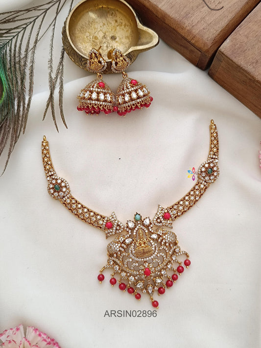 Lakshmi Stone Kante Necklace
