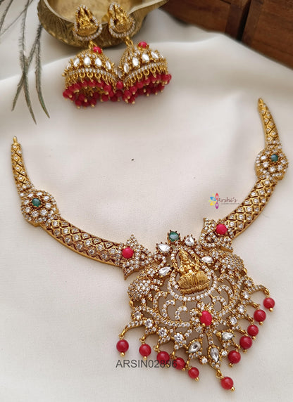 Lakshmi Stone Kante Necklace